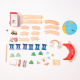 Aga4Kids Wooden Train Set 30 Pieces DS5646