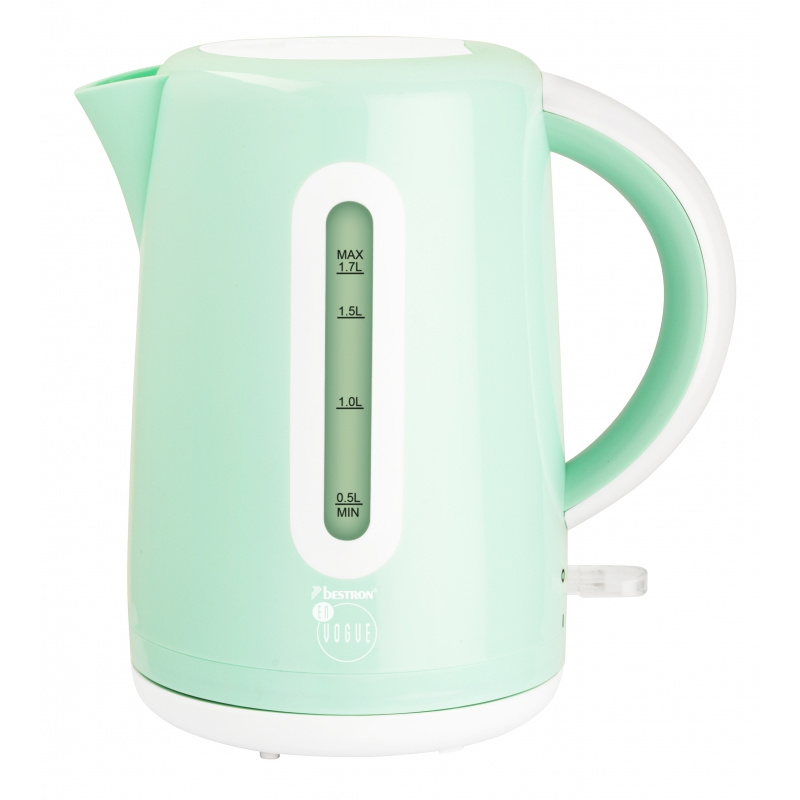 Bestron Electric kettle from En Vogue series - Pastel green