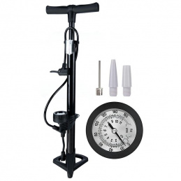 A10A BICYCLE PUMP WITH PRESSURE GAUGE
