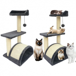 ZW2D CAT SCRATCHER BED BRIDGE 4 LEVELS