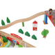 Aga4Kids Wooden Train Track 78 pieces on batteries