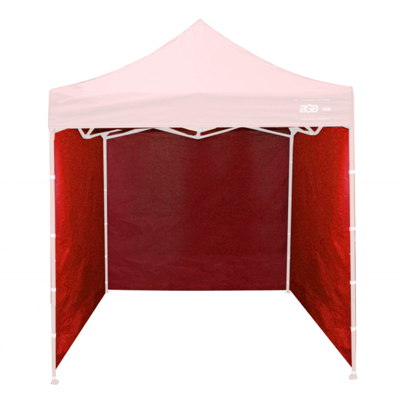 Aga Sidewalls to the sales stand 3x3m Red