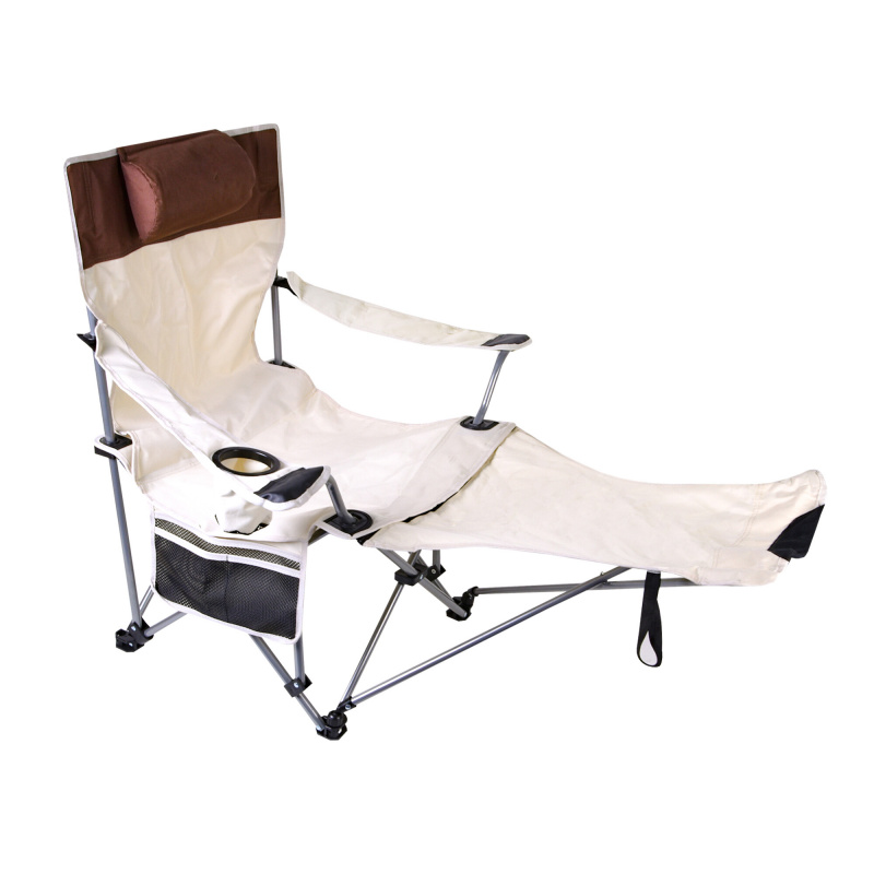 Aga Fishing Folding Chair with Footrest DS717 Beige
