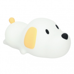 Silicone Night Light White RGB Dog Lying Down