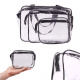 Aga Transparent Travel Cosmetic Bag Set 3pcs