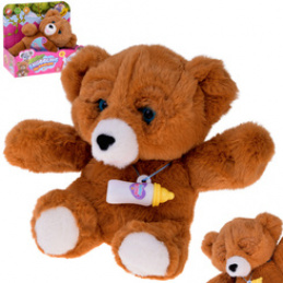 Interactive teddy bear laughs, cries, closes its eyes, take care of the bear ZA5773 universal