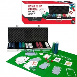B10A POKER SET GAME 500 ROYAL