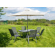 Linder Exclusiv Tilting parasol 300 cm Beige