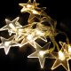 Linder Exclusiv Christmas Light Chain 48 LED Stars Warm White