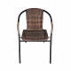 Aga Garden Chair RATTAN Black/Brown