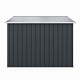 Aga Garden Shed 238x132x180 cm Dark Gray