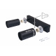 Ceiling spotlight LED VIKI-L 2x GU10 black