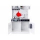 Wooden kitchen with light and sound effect ZA3717