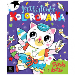 Axiom Glitter Coloring Book. Dogs and cats KS1044 universal