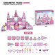 Set of Magnetic Blocks Pink Princess 58 pcs.