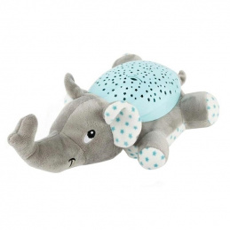 L67 PROJECTOR PLUSH LAMP ELEPHANT+MUSIC