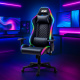 Aga Gaming Chair with RGB Lighting Black