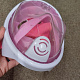 Aga Full Face Snorkeling Mask L/XL White/Pink - 6SAF038 - II. QUALITY