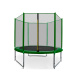 Aga SPORT PRO Trampoline 150 cm Dark Green + protective net