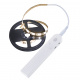 Motion detector USB LED strip 1M warm white battery operated