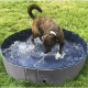 Folding dog pool 100x30 cm Purlov 20929 Blue-gray