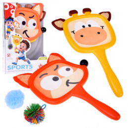 Colorful animal-shaped rockets +2 balls for the smallest ZA5605 universal
