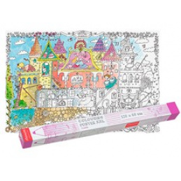 MONUMI Floor Coloring XXL - Princess Castle 4+