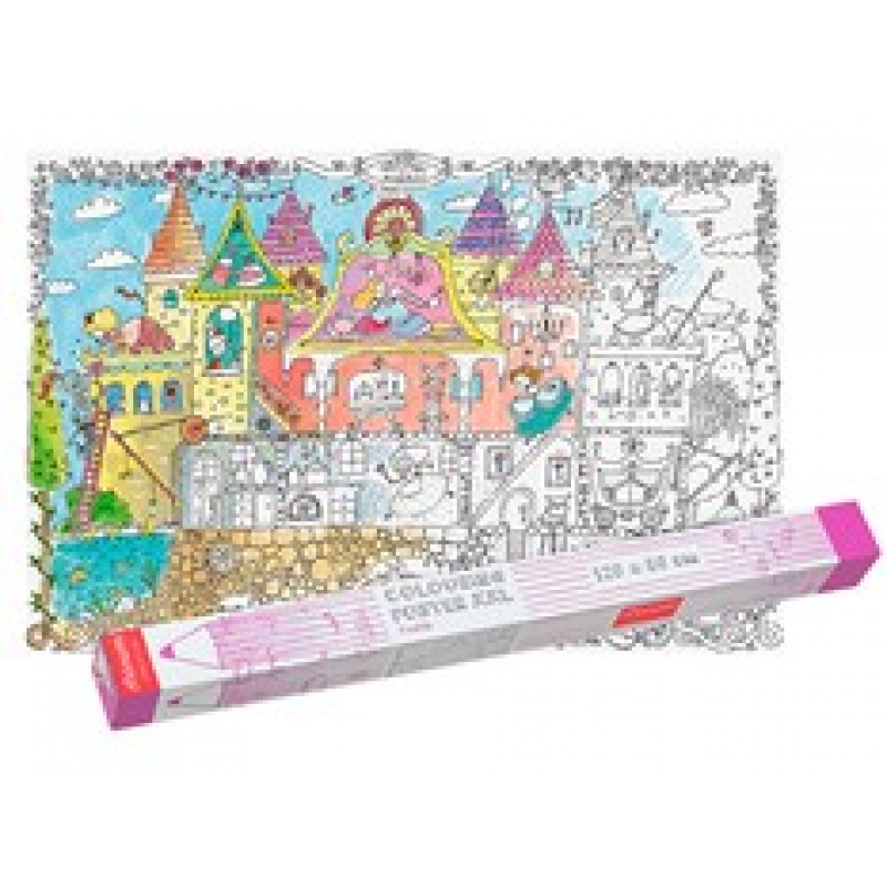 MONUMI Floor Coloring XXL - Princess Castle 4+