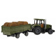 Green Tractor with Trailer R/C