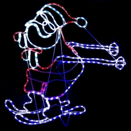 E25G LIGHT STRIP ST. NICHOLAS SKI 3D LED