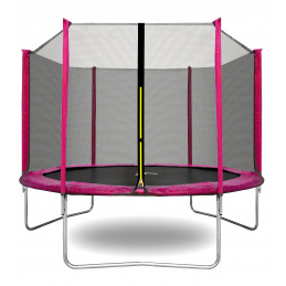 Aga SPORT TOP Trampoline 305 cm Pink + protective net