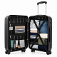 Aga Travel Luggage Set MR4667 Black