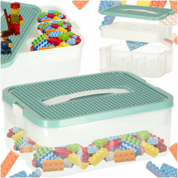 Box organizer toy box storage box with lid compartments