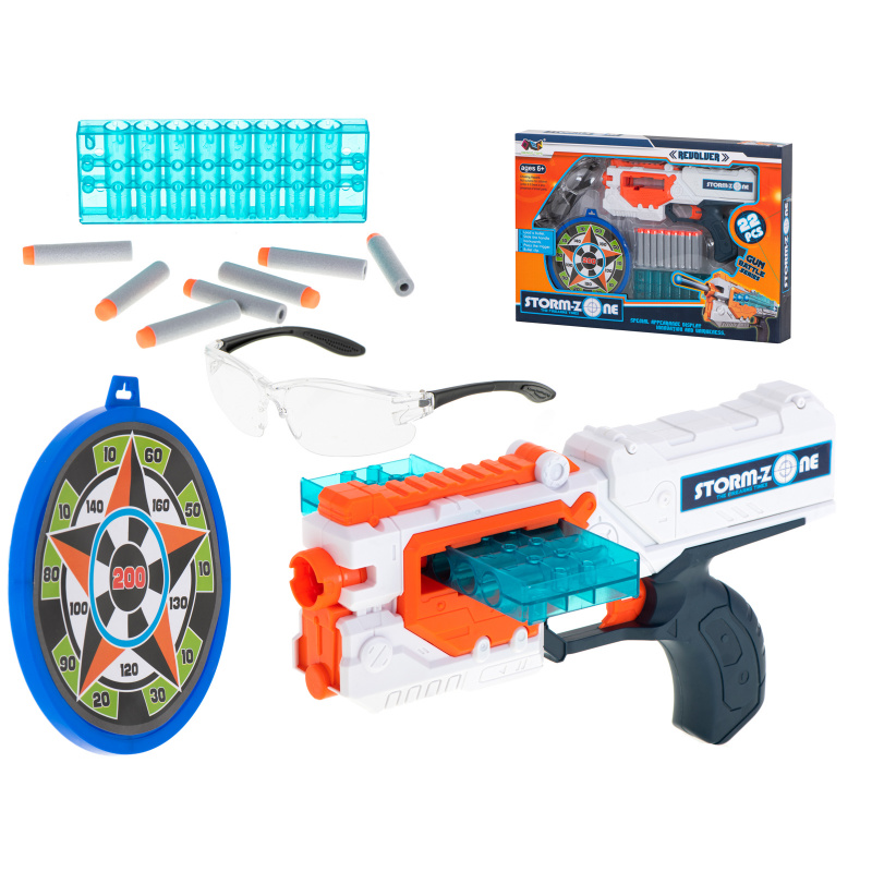 Aga Children's submachine gun with goggles + 18 rounds