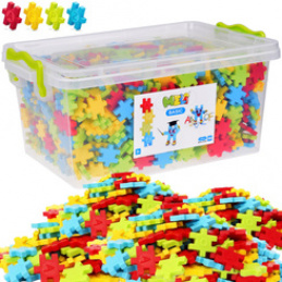 Construction Blocks Waffle Basic Letters 1200-pieces with letters ZA5668 universal