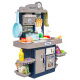Blue kitchen set with light and sound functions + accessories