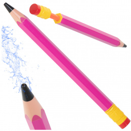 Peekaboo water pump pencil 54cm pink