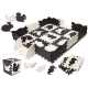 Aga Contrast foam puzzle 30 x 30 cm, 25 pieces Black-cream