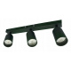 Ceiling spotlight LED VIKI-X 3x GU10 - black