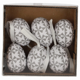 Decorative Easter eggs 6 pcs