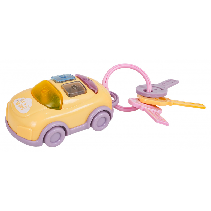 Set of Soft Keys and Keychain with Light Function for the Little Ones