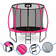 Aga SPORT EXCLUSIVE Trampoline 305 cm Pink + protective net + ladder