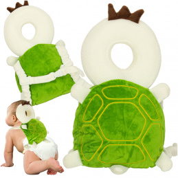 Head protection pillow for learning to walk safety backpack anti-fall turtle