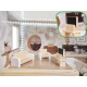 Aga LULILO Wooden dollhouse FLORO LED