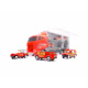 Aga Transport vehicle TIR + metal fire trucks