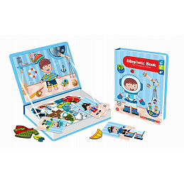 Magnetic Book Dress-Up Little Boy