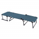 Linder Exclusiv Folding Lounger 2-in-1 Black/Blue