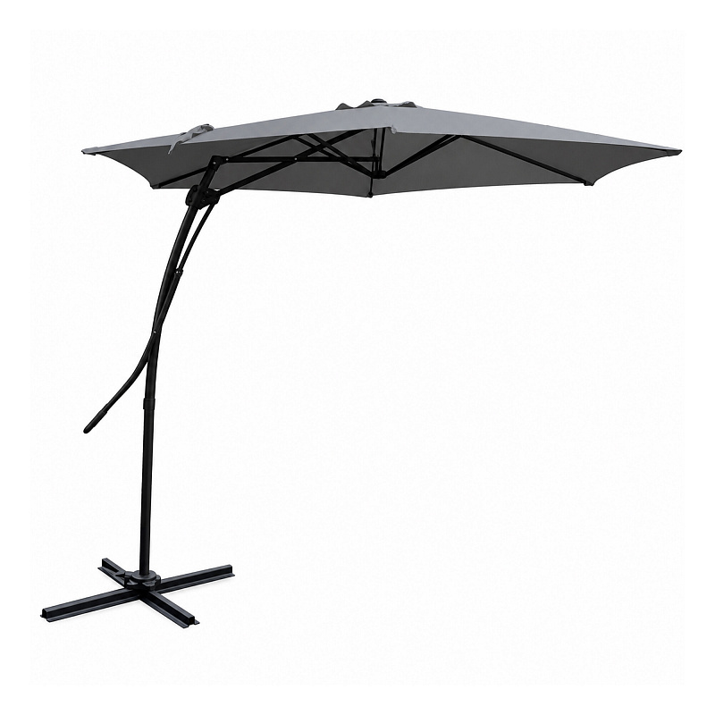 Linder Exclusiv Garden Parasol MC2006 350 cm Dark Grey