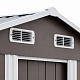 Aga Garden Shed 236x190x174 cm Taupe