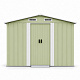 Aga Garden Shed 236x174x190 cm Light Green